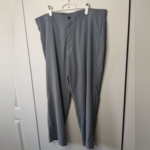 NIKE TIGER WOODS Platinum Men Golf Pants Size 40x32 Gray Color With Pockets